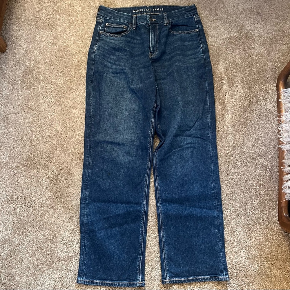 American Eagle Curvy Straight Jeans Size 10 Regular